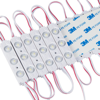 3 LED Module with Lens 160 Degree 5 Colors available