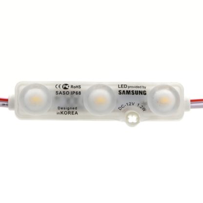 LED Module 3LED Samsung Chip SMD 5730 with Lens 160degree